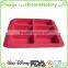 Hot selling!!!100% food grade safety small rectangle silicone cake mold