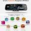 Android rear view mirror support wifi /3g/bluetooth/gps navigator/dvr/back up camera