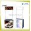portable advertise PVC promotion counter display