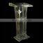 clear acrylic organic glass church podium