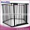 Good quality and black folding baby fence gate