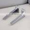 Fix on slatwall board Metal chrome metal wall shelf bracket