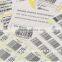 OEM private usages custom hs code for labels adhesive sticker print
