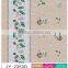 JY-2353 Laminated PVC tablecloth with non-woven/flannel backing( golden/silver partial printing)
