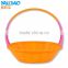Colorful Plastic Oval Gift Baskets For Storage