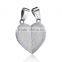 2016 Fashion lovers' pendant necklace in 316L stainless steel