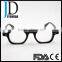 top seller square black buffalo horn eyeglasses frame