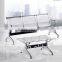 Waiting room waiting chair steel coffee table YA-001