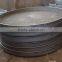 steel pressed printer Flat dished head for boilers machine