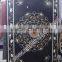 Black Rectangle Marble Inlay Table Top