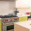 Combination kitchen cabinet colors design