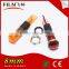 IP67 sex toy plastic 8mm 110v red white green blue yellow led disco light