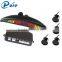 Hot sale dc 12v rversing radar sensor universal car parking sensor system with 4 sensor radar detector