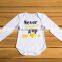 Valentine's Day girls white long sleeve romper baby children frock model