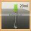 Hot sale PP plastic 20ml perfume bottle / pocket sized perfume spray bottle
