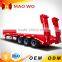 heavy duty 3 lines 6 axle 100 ton low bed semi trailer
