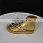 Golden Clear Female Foot Mannequin Form Display Sock Shoes For flip flops