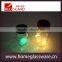 decorative solar energy flaring glass jar