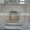 White Carrara Marble Fireplace