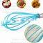 Egg Whisk with Stainless Steel handle Silicone kitchen egg whisks