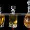Custom design unique shape decorative glass wine bottle for party