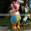 Landscape animal statue