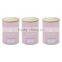 Set of 3 Vintage Tea Coffee Sugar Kitchen Storage Jar