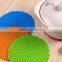Creative home fashion models tree pattern silicone decorative table mat, round table plate mat, bowls mat wholesale