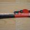 American type heavy duty pipe wrench with plastic dipped handle
