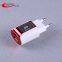 2017 Best phone charger 5V 2.1A dual USB travel charger with light