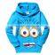 2015 despicable me 2 minion boys clothes girls nova shirts child Spring hoodies Tops & Tee minions