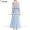 Formal cheap gown vestido women party long wedding evening off shoulder chiffon bridesmaid dresses
