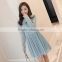 2017 Spring fashion fomal lace princess dress autumn elegant maternity dress