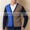 2015 100% cashmere knitted sweater cardigan man