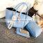 Brand Handbags 3sets Leather Women Tote Bag Casual Ladies Designs Handbag Set