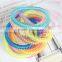 Transparent 5mm Telphone Line Hair Ring Rope Ponytail Holder