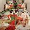 Hot selling chinese 3d printed big flower bedding set
