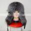 SJ928-01 China Factory Russian Popular Design Woman Hat Sliver Fox Fur