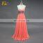 China Manufacturer One Shoulder Chiffon Beading Floor Length Prom Dress For Sale