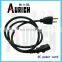 ul flat cable 220v american standard plug power cord with micky mouse plug