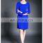 Ladies fashion pleated dress,, long sleeve spring dress, retailed dress