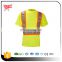 Hi vis cheap 100% cotton reflective t-shirt on road safety KF-037