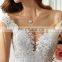 fancy evening llusion elegance layerd bridal gown