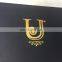 HIGH QUALITY GOLD FOIL LOGO GLOVE BLACK GIFT BOX