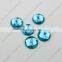 DZ-1031 round black diamond color flat back glass stones for jewelry