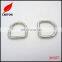 Factory supply 25mm bag metal D ring buckle