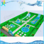 Commercial Outdoor Water Games Giant Inflatable Water Park Inflatable Aqua Amusement Park For Sale