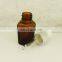 Amber Square Glass Bottles for Essential Oils with Glass Eye Dropper 15ml 35ml