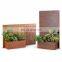 Vertical Galvanized Steel Wall Hanging Garden Planters