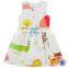 Tiny Flower Sleeveless Dress Baby Cotton Frocks Designs Little Girl Model Top 100